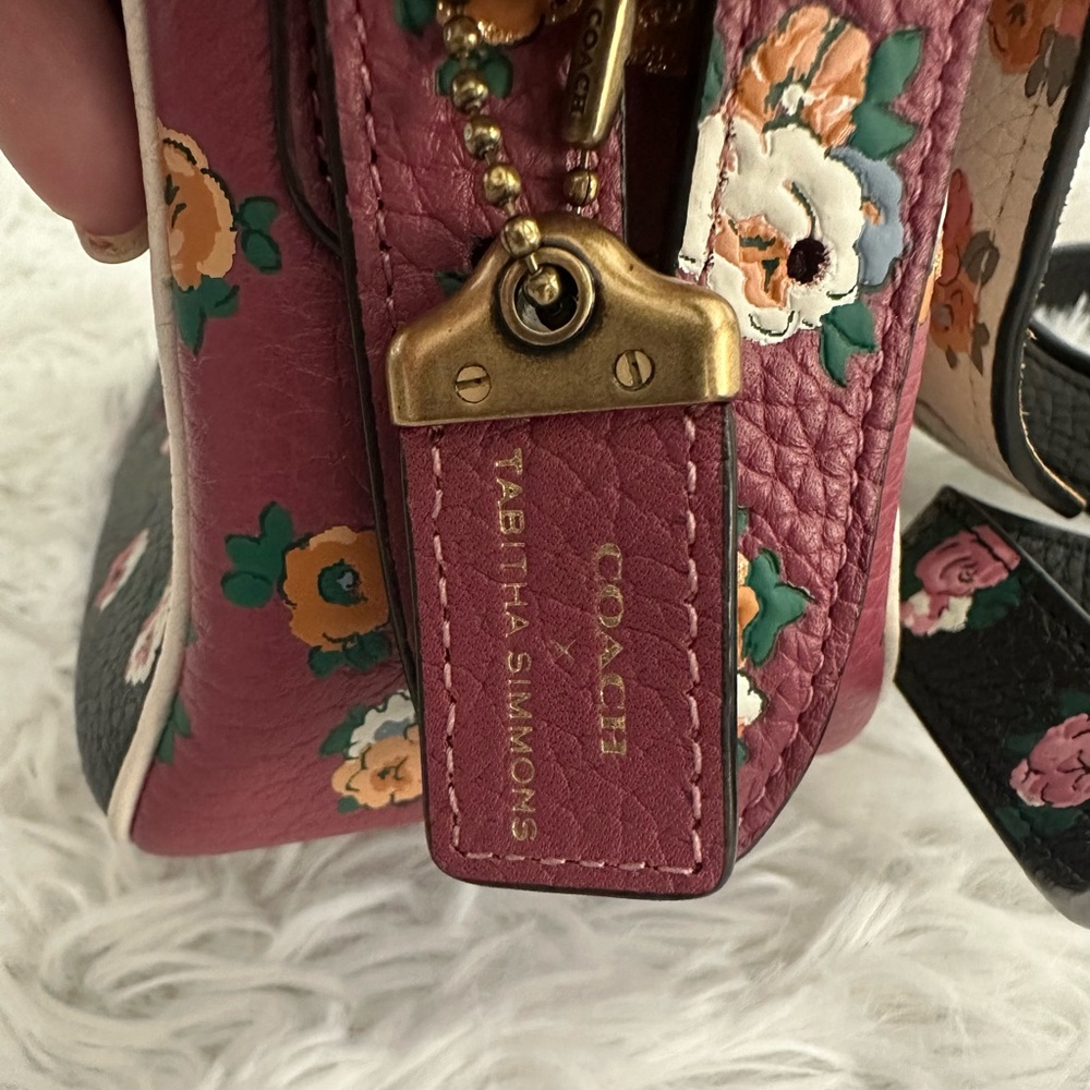 Coach X Tabitha Simmons Meadow Rose Floral Crossbody Bag 78709 Rare HTF - Picture 9 of 10